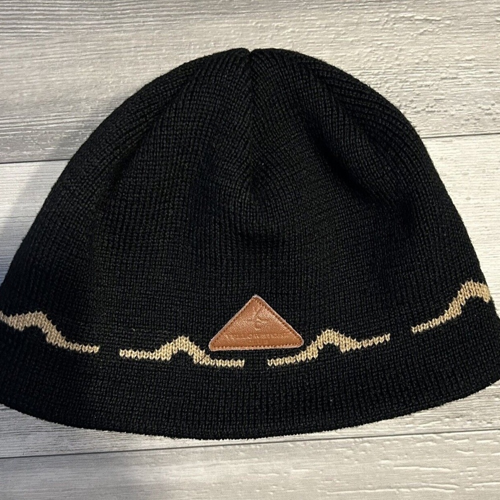 RARE Yellowstone Club Beanie (Big Sky, Montana) Ski Hat Black Kootenay Adult Sm